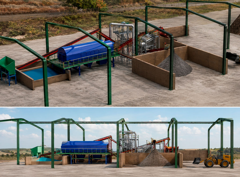 Proyecto de la nueva linea de tratamiento de biorresiduos del complejo ambiental de Miramundo