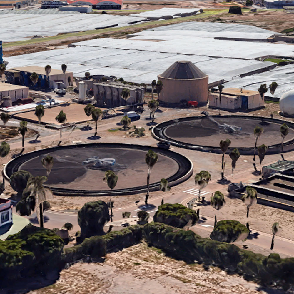Ampliacion de la linea de tratamiento de lodos de la EDAR de Roquetas de Mar para la produccion de biogas, aprovechamiento energetico y tratamiento de digerido