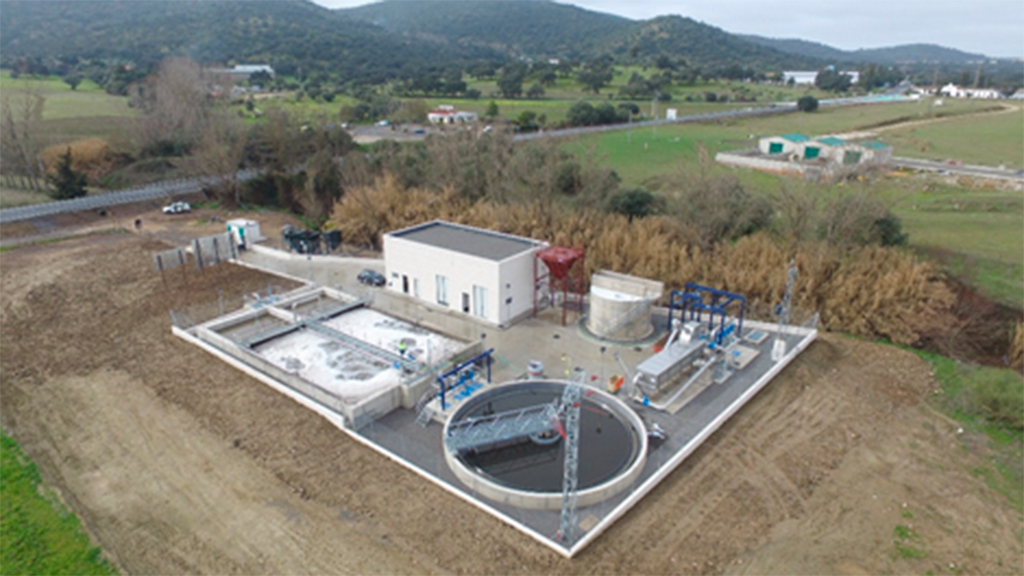 Asistencia tecnica a la direccion de obra de la ampliacion de la EDAR de Aroche.