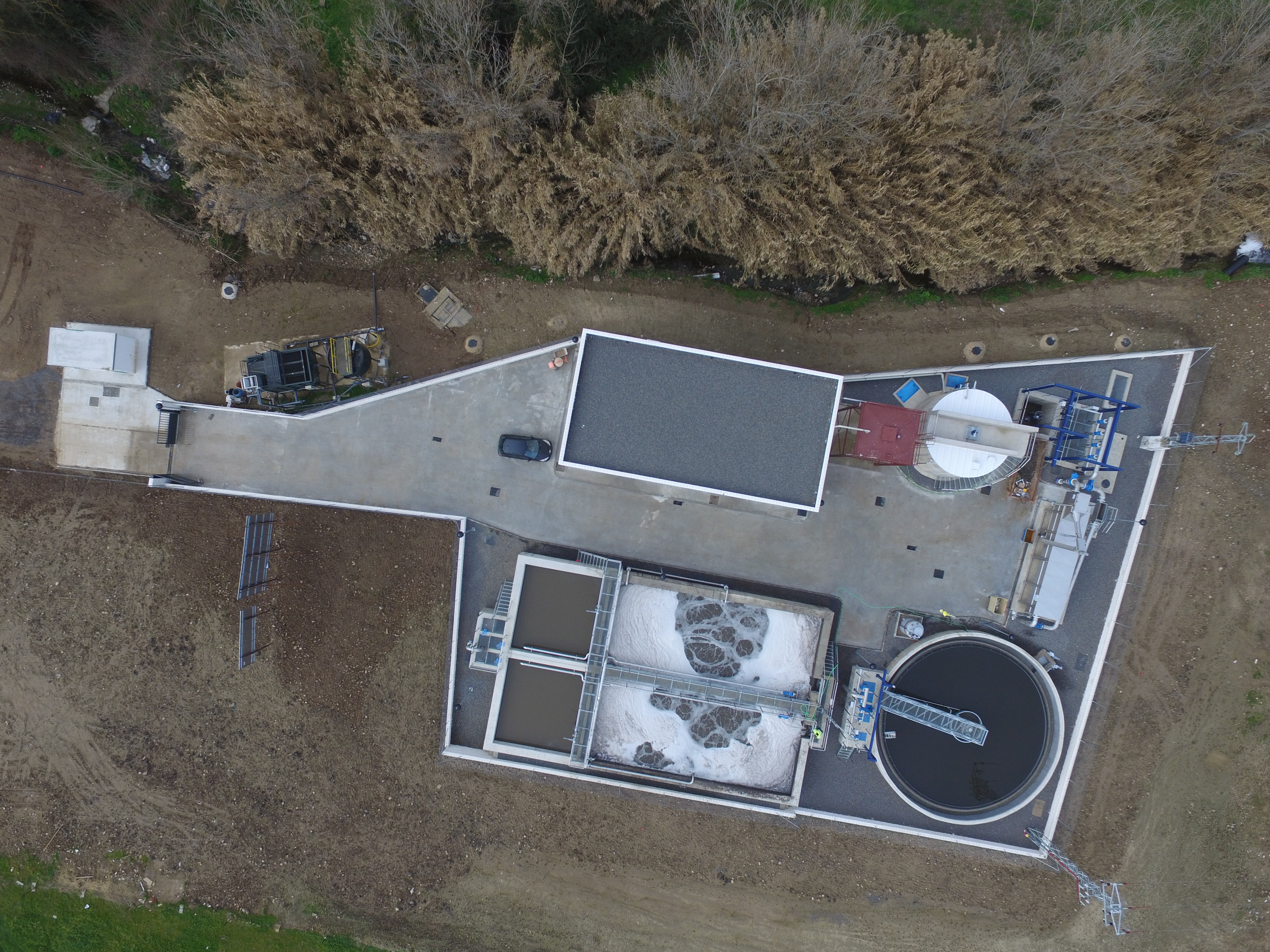 Vigilancia ambiental de las obras de ampliación de la EDAR de Aroche (Huelva)